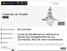 Tablet Screenshot of boluminaire.com